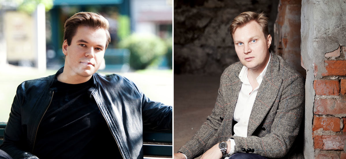 Portrett av Signaler-debutanter Sofus Greni og Martin Svedman