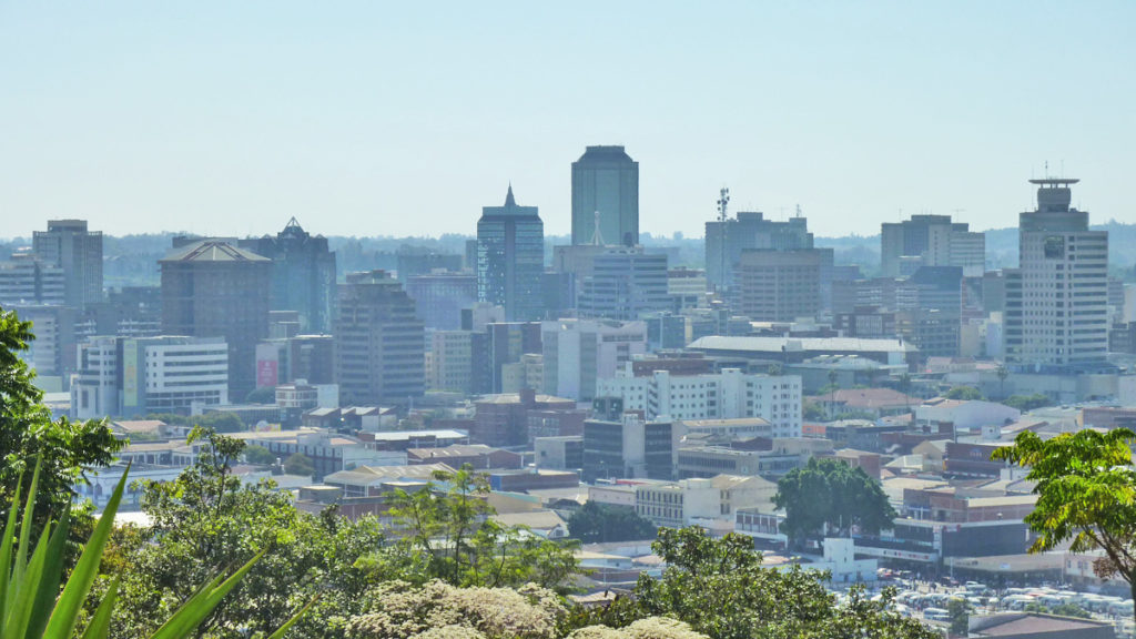Byen Harare i Zimbabwe