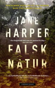 Omslag på Jane Harpers bok Falsk natur
