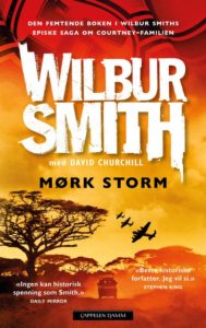 Omslag på Wilbur Smiths bok Mørk storm