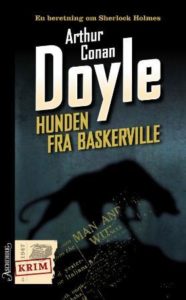 Omslag Arthur Conan Doyles Hunden fra Baskerville roman