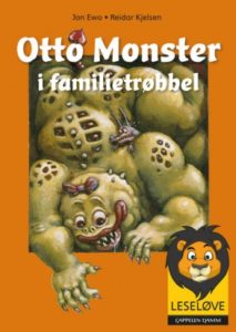 Omslaget til boka "Otto Monster i familietrøbbel"