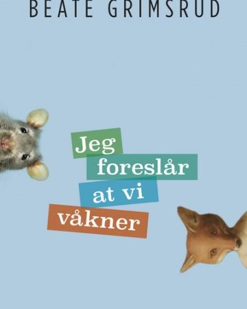 Omslag av boken Jeg foreslår at vi våkner