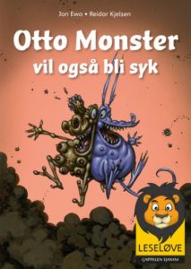 Omslag av barneboken Otto monster vil også bli syk