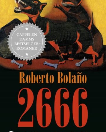 Omslag for 2666 av Roberto Bolaño