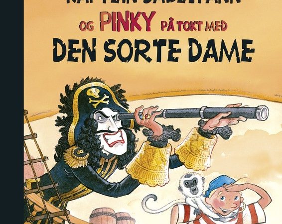 Omslag på boka Kaptein Sabeltann og Pinky på tokt med Den Sorte Dame av Terje Formoe
