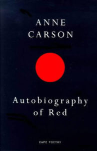 Omslag for Anne Carson - Autobiography Of Red