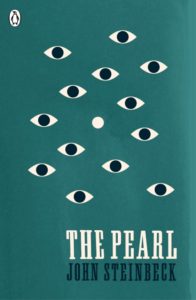 Omslag av boken The Pearl av John Steinbeck