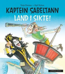 Omslag på boka Kaptein Sabeltann - Land i sikte!
