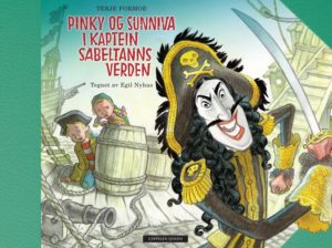 Omslag til boka Pinky og Sunniva i Kaptein Sabeltanns verden