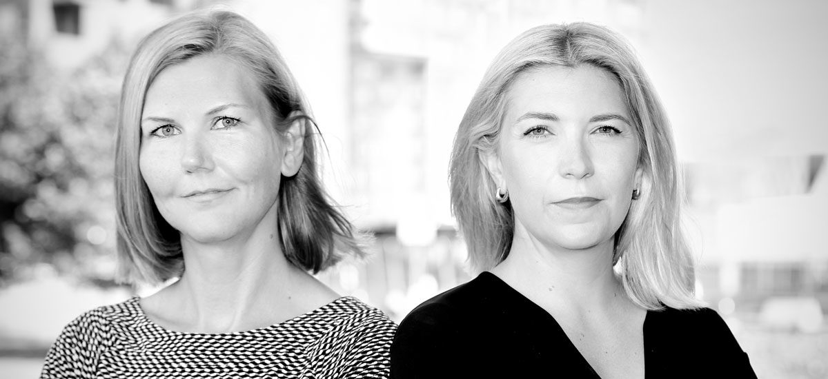 Portrett av Marianne Marthinsen og Maria Walberg