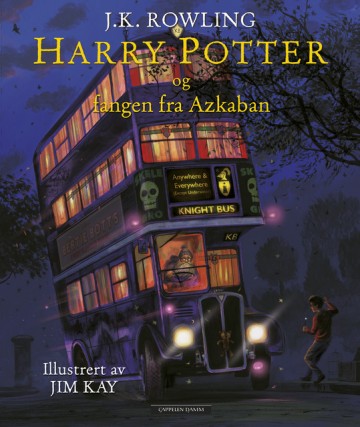 Omslag av boken Harry Potter og fangen fra Azkaban