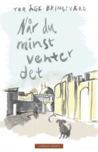 Omslaget til boken «Når du minst venter det» av Tor Åge Bringsværd