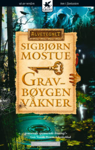 Omslag til Gravbøygen våkner av Sigbjørn Mostue