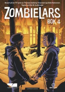 Omslaget til tegneserieboka "ZombieLars 4"