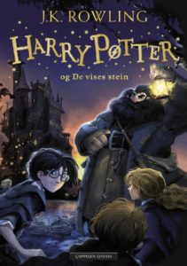 Omslag for J.K. Rowling - Harry Potter og De vises stein
