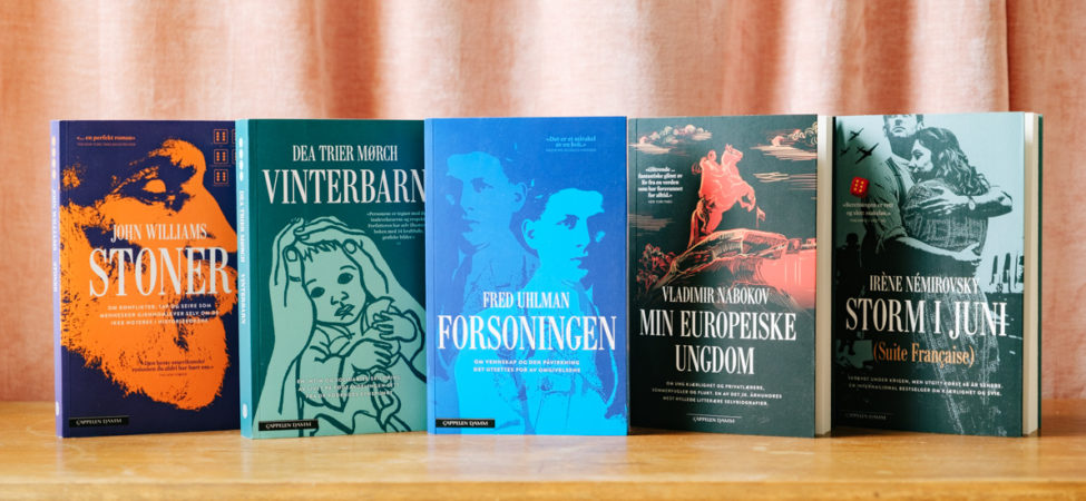 Bøkene Stoner, Vinterbarn, Forsoningen, Min europeiske ungdom og Storm i juni