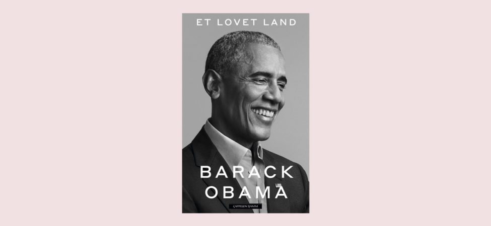 Omslaget til den norske utgaven av «Et lovet land» av Barack Obama