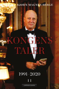 Omslag til «Kongens taler 1991-2020» av Bjørn Magnus Berge