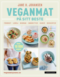 Omslag til «Veganmat på sitt beste» av Jane Helen Johansen