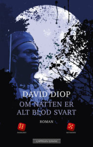 David Diop -Omslag for Om natten er alt blod svart