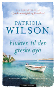 Omslaget til boka "Flukten fra den greske øya" av Patricia Wilson.