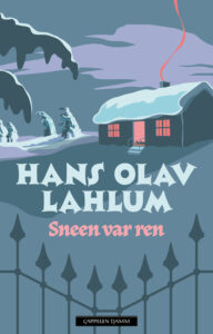 Omslaget til pocketboka "Sneen var ren" av Hans Olav Lahlum