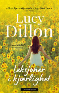 Omslaget til boka "Leksjoner i kjærlighet" av Lucy Dillon