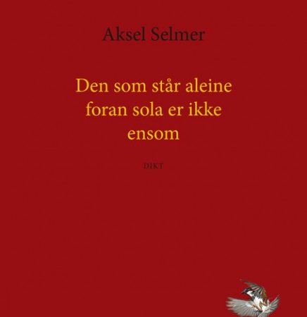 Omslaget til diktsamlingen "Den som står aleine foran sola er ikke ensom" av Aksel Selmer