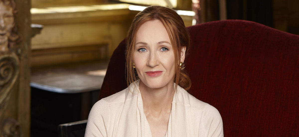 Portrett av J.K. Rowling