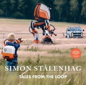 Omslaget til boka "Tales from the loop" av Simon Stalenhag