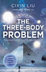 Omslaget til boka "The three-body problem" av Cixin Liu