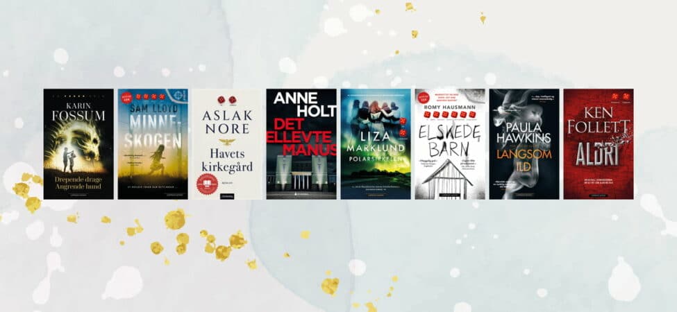 Årets beste krimbøker 2021, med blant annet Det Ellevte Manus av Anne Holt