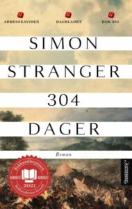 Omslaget til romanen "304 dager" av Simon Stranger