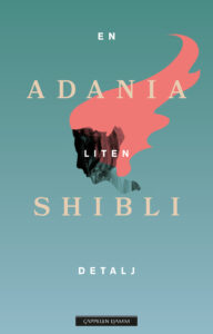 Omslag til «En liten detalj» av Adania Shibli