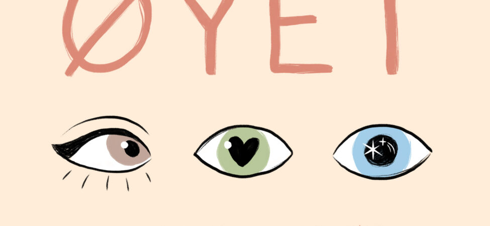 Omslag til «Øyet» av Sara Nøland