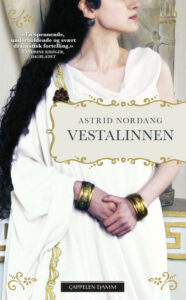 Omslaget til boka "Vestalinnen" av Astrid Nordang