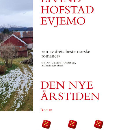 Omslaget til boka "Den nye årstiden" av Evjemo