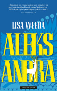 Omslag til «Aleksandra» av Lisa Weeda
