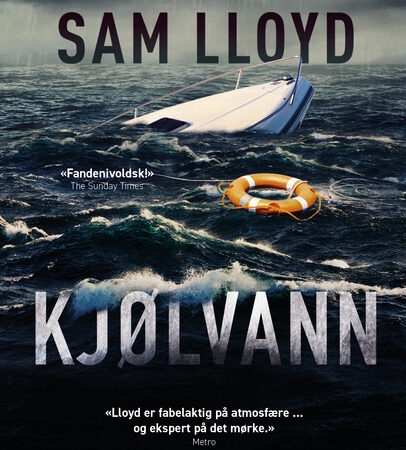 Omslaget til krimboka "Kjølvann" av Sam Lloyd