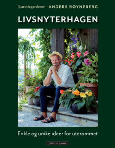 Omslag til «Livsnyterhagen» av Anders Røyneberg og Erik Schjerven