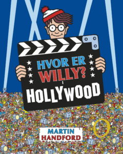 Omslag av "Hvor er Willy i Hollywood" av Martin Handford