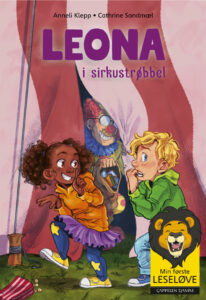 Omslag av "Last ned bilde Min første leseløve - Leona i sirkustrøbbel" av Anneli Klepp