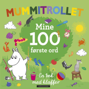 Omslag av "Mummitrollet - Mine 100 første ord" av Tove Jansson