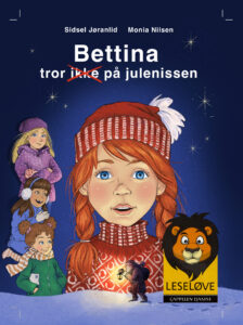 Bokomslag med illustrasjon av jente med rødt hår og strikkelue