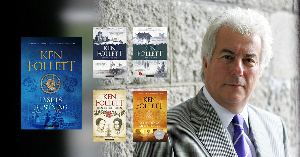Dette er bøkene i Ken Folletts Kingsbridge-serie