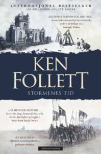 Omslaget til boka "Stormenes tid" av Ken Follett