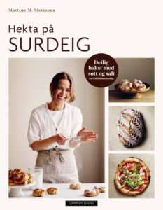 Omslaget til boka "Hekta på surdeig" av Martine Sletmoen
