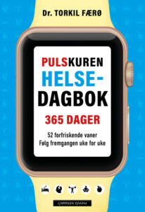 Omslaget til boka "Pulskuren helsedagbok"