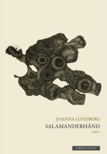 Omslaget til boka "Salamanderhånd" av Joanna Lundberg